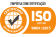 Empresa com certificação ISO 9001